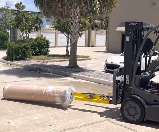 Forklift Carpet Pole Attachment