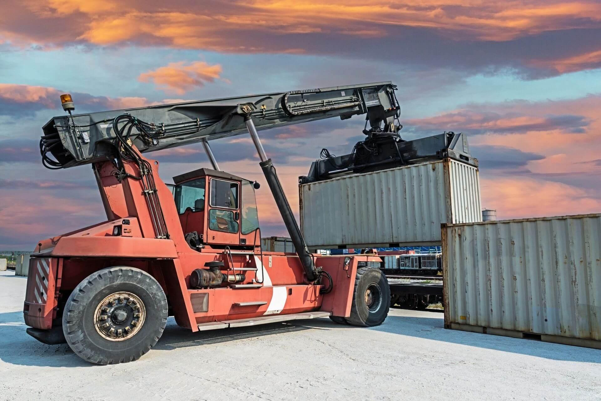 Heavy-Duty Reach Stacker Forklift