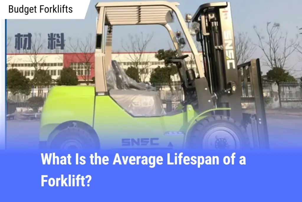 Forklift lifespan information banner